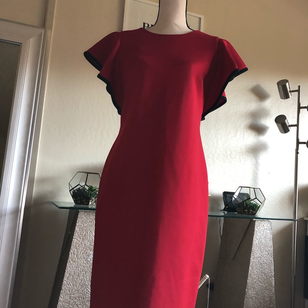 2 new tommy ruffle sleeves dresses